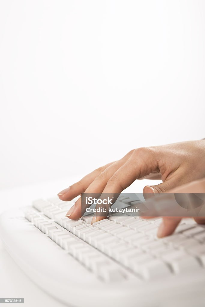 Computador de trabalho - Royalty-free Administrador Foto de stock