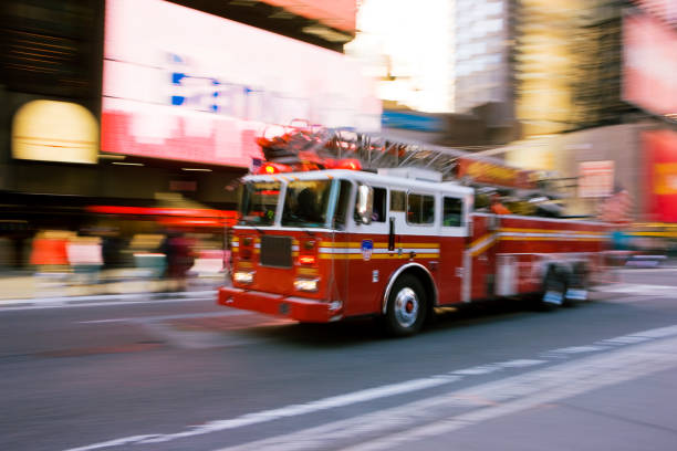 Caminhão de Bombeiros de Zoom - foto de acervo