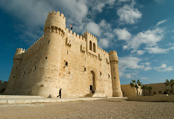 forteresse kait-bay à alexandria - alexandrie photos et images de collection