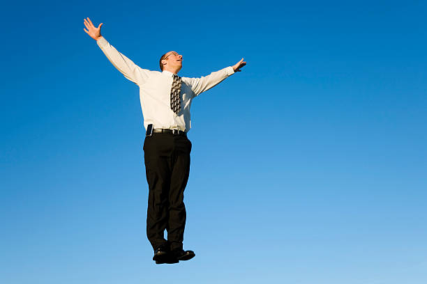 istock Businessman Flying Away 157312768