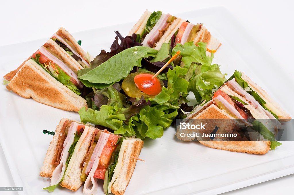 Klassisches Club Sandwich - Lizenzfrei Club-Sandwich Stock-Foto