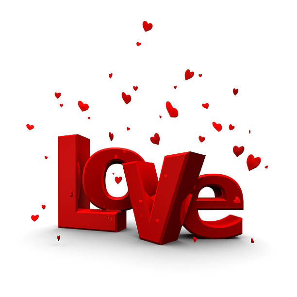 dia dos namorados amor - heart shape confetti love single word - fotografias e filmes do acervo