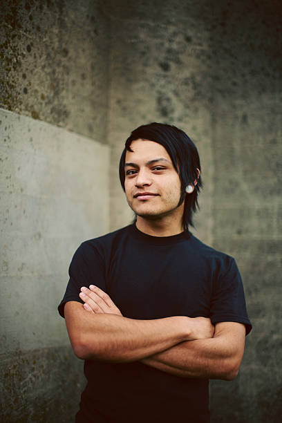 istock Mexican Male Standing on Cement 157313313