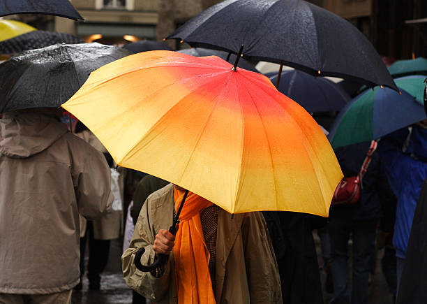 These colorful umbrellas helped lighten up an otherwise gloomy day. Shot in RAW and converted to JPEG with no sharpening applied so you can sharpen to suit your application.