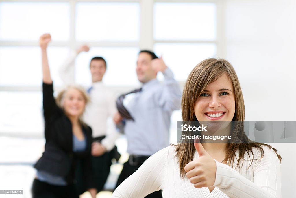 Agreeing  Office Stock Photo