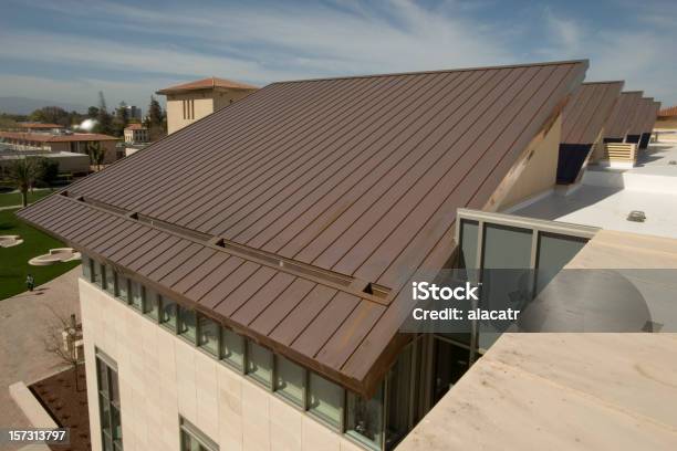 Techo De Cobre Foto de stock y más banco de imágenes de Tejado - Tejado, Cobre, Sector de la construcción