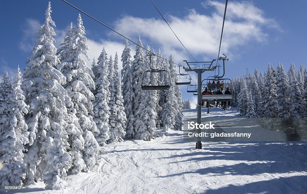 On the Mountaintop Express at Vail  Vail - Colorado Stock Photo