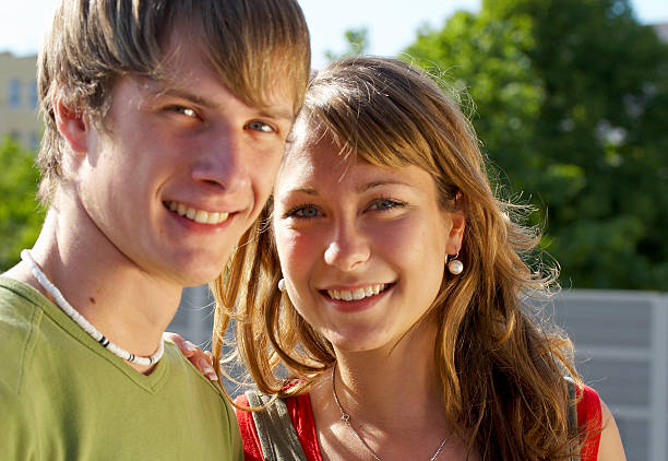 istock Happy teenagers 157313850