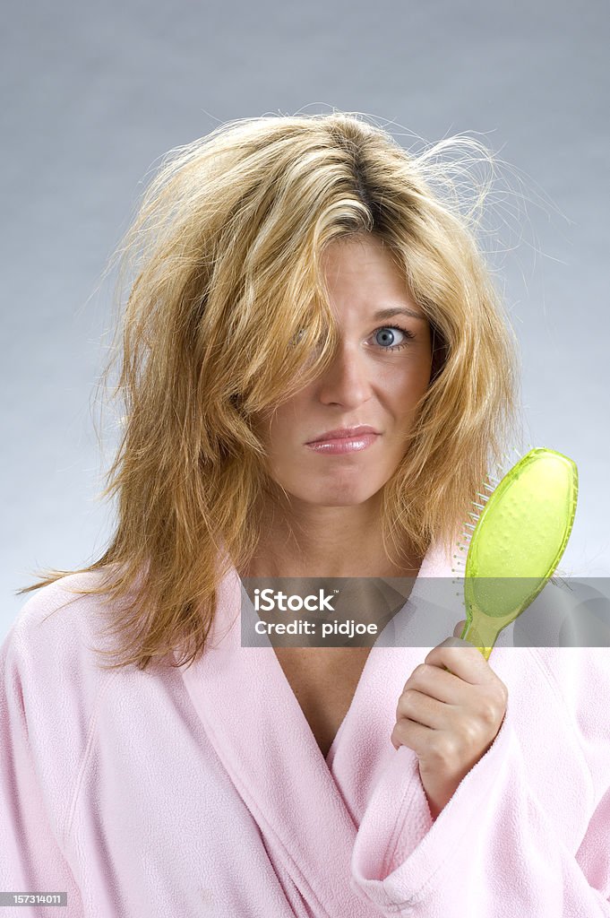 Haarpflege - Lizenzfrei Attraktive Frau Stock-Foto