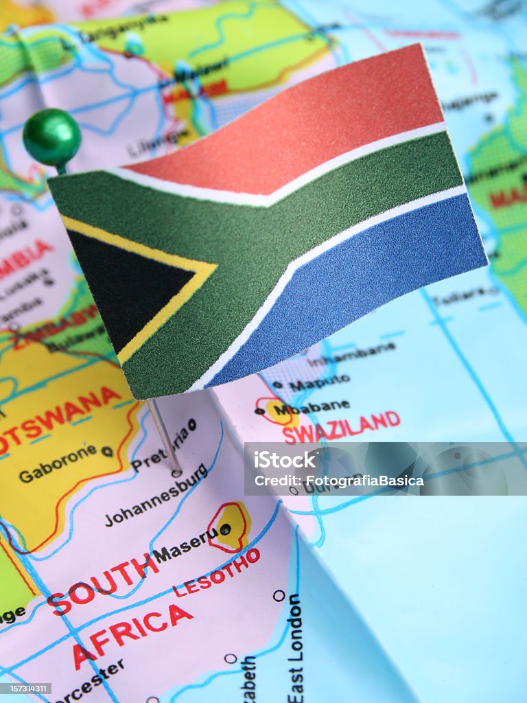 Sudáfrica del Sur - Foto de stock de Mapa libre de derechos