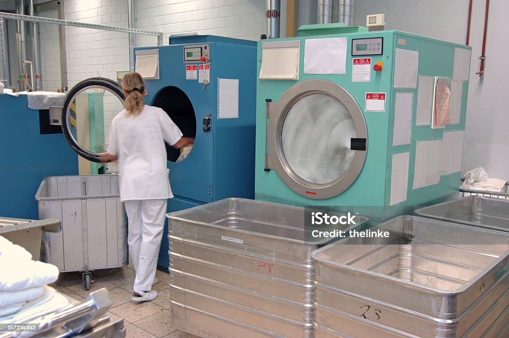 Waschmaschinen - Lizenzfrei Waschsalon Stock-Foto