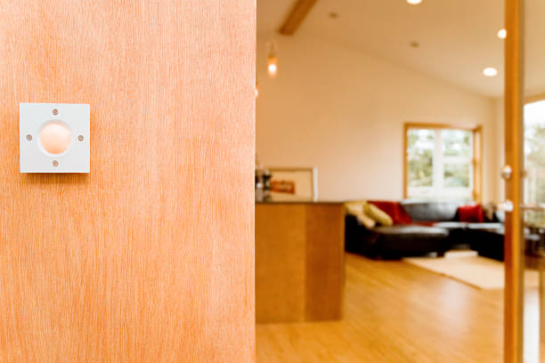 istock Home Entrance Abstract with Doorbell 157314440