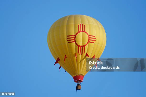 Foto de Novo México Balão De Ar Quente e mais fotos de stock de Novo México - Novo México, Balão de ar quente, Bandeira