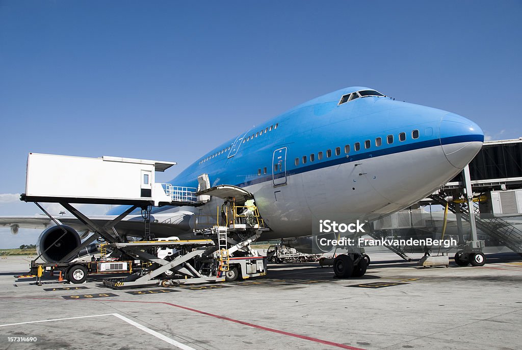 航空機処理のボーイング 747 機 - 飛行機のロイヤリティ�フリーストックフォト