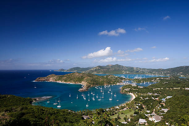 Antigua Landscape stock photo