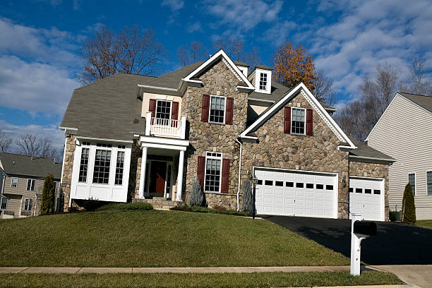 istock Modern Luxury Home in Suburbia 157315324