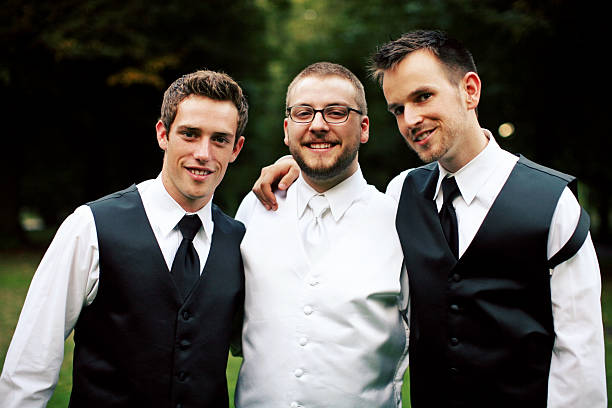 istock Groom with Glasses and Best Friends 157315389