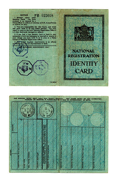istock British adult's obsolete identity card 157315395