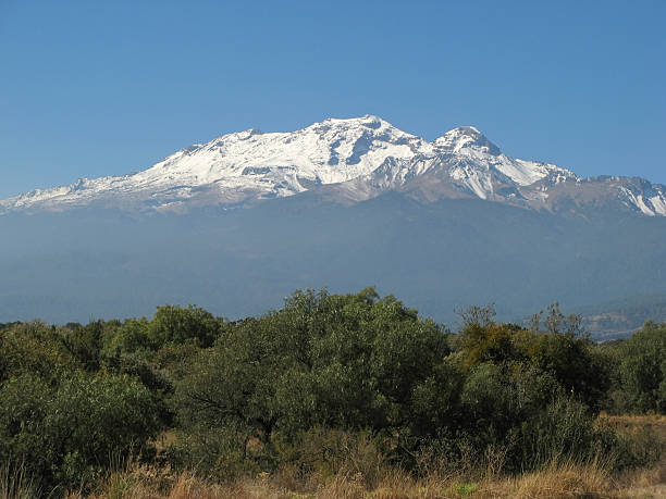 Volcano Iztaccíhuatl stock photo