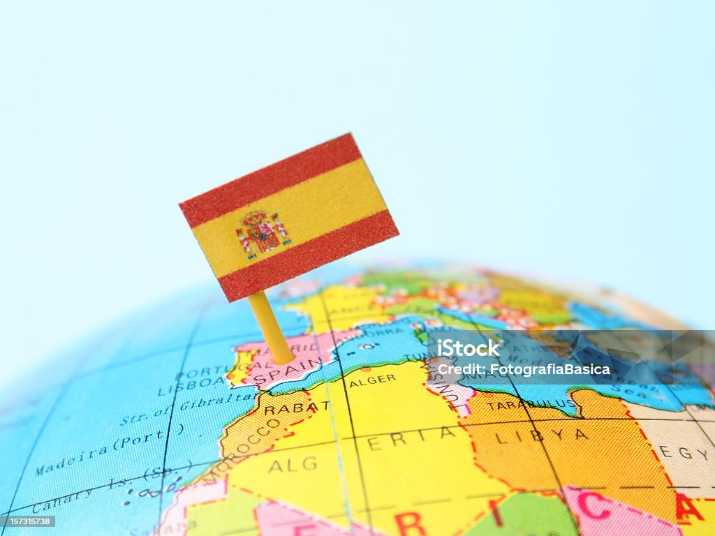 A Espanha - Royalty-free Bandeira Foto de stock