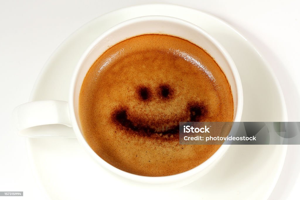 Kaffee Lächeln - Lizenzfrei Anfang Stock-Foto