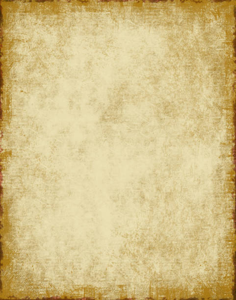 istock Blank parchment background paper with grungy edges XL 157316326