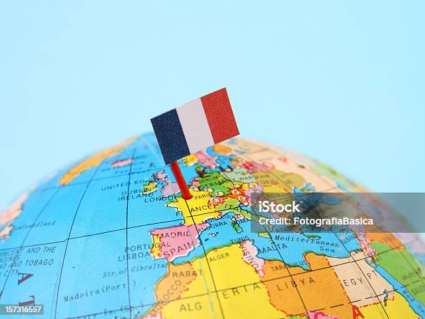 Франция — стоковые фотографии и другие картинки Франция - Франция, Карта, Глобус