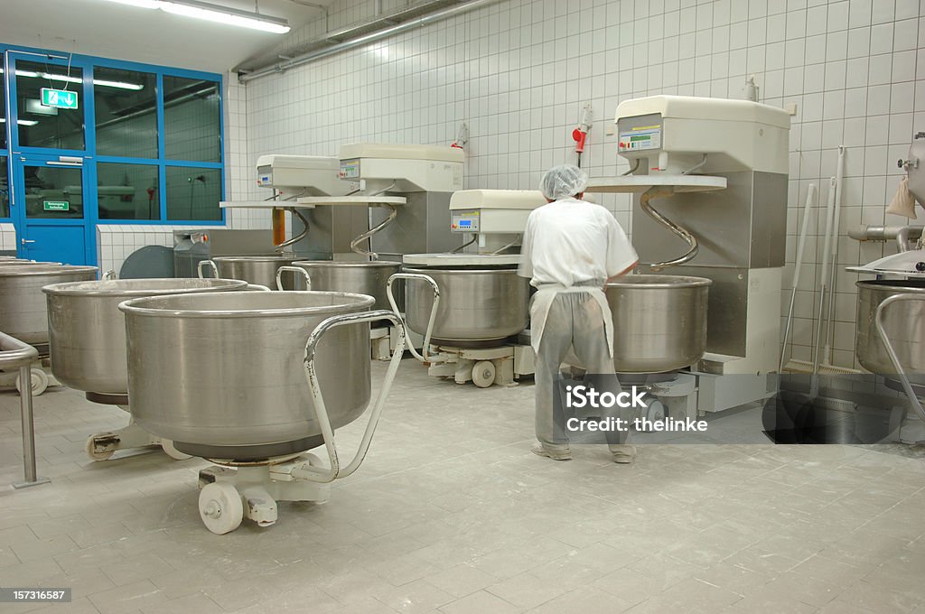 In a bakery  Electric Mixer Stock Photo