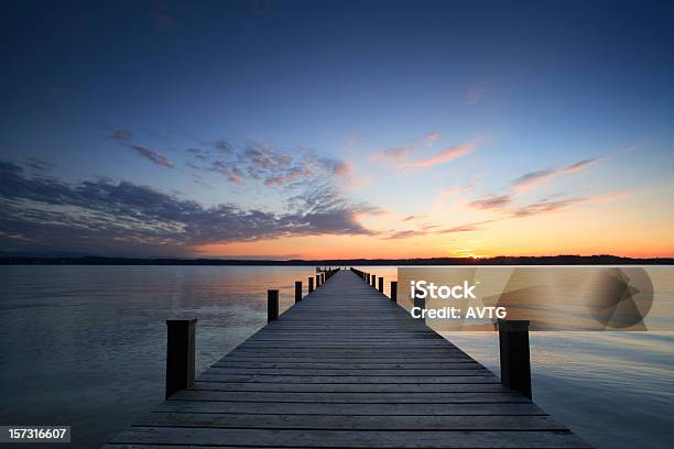 Silent Place Stock Photo - Download Image Now - Pier, Lake, Sea