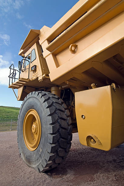 Dump truck stock photo