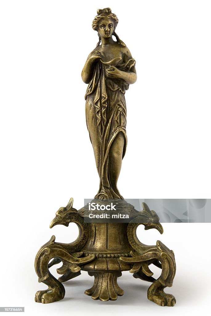 Antyki: Afrodyta statuette - Zbiór zdjęć royalty-free (Statua)