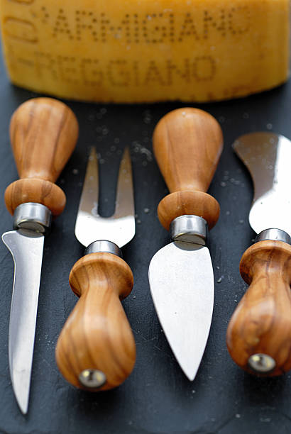 istock Gourmet Knife and Italian Cheese 157317012