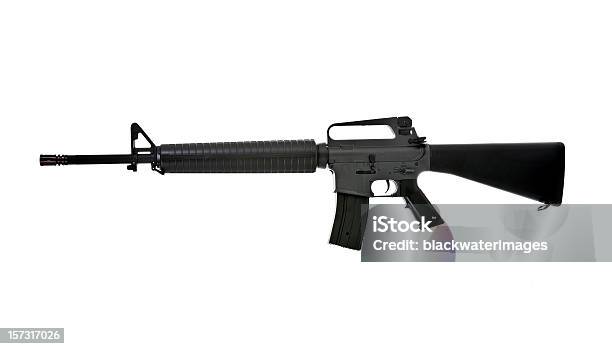 Gewehr Stockfoto und mehr Bilder von Gewehr - Gewehr, Freisteller – Neutraler Hintergrund, M16