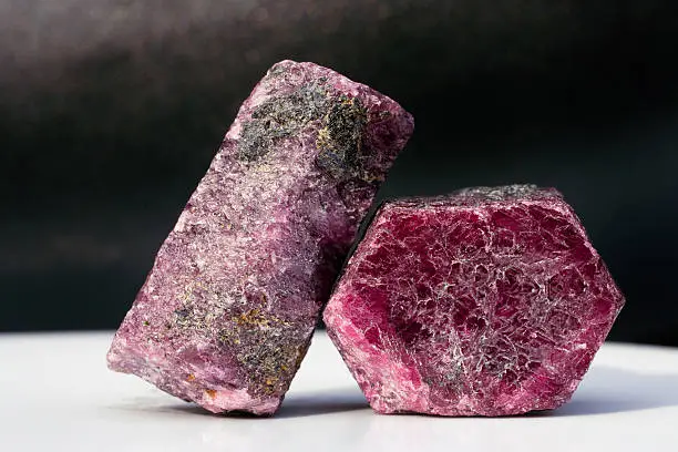 Photo of Rocks and Minerals - Corundum Ruby