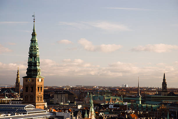 istock view from The Round Tower in Copenhagen 157317348