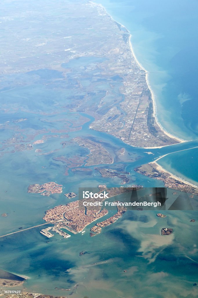 Vista aérea de venecia - Foto de stock de Isla de Burano libre de derechos