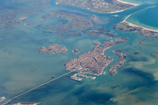 High above Venice