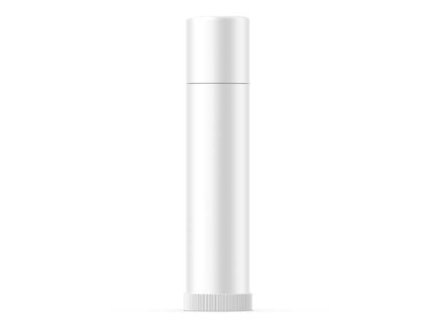 istock Lip balm container tubes with twist bottom mockup, 3d render illustration. 1573174697
