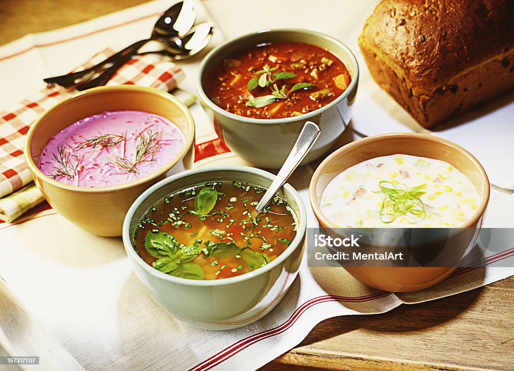 Holiday Soups  Borscht Stock Photo