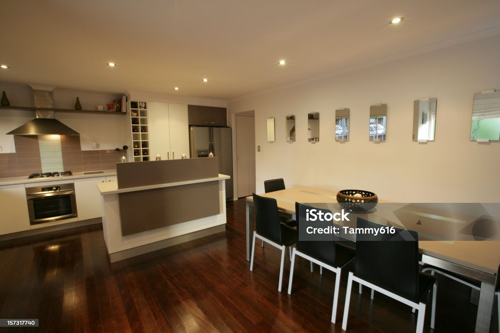 Moderna sala de refeições - Foto de stock de Apartamento royalty-free