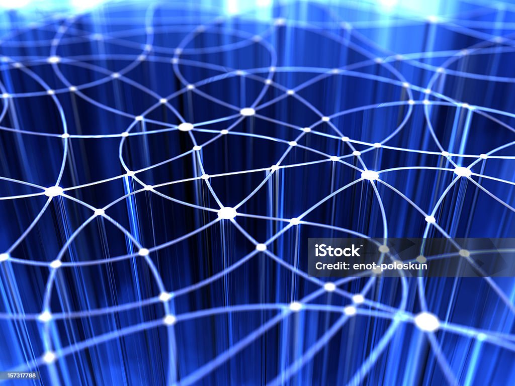 Netzwerk - Lizenzfrei Digital generiert Stock-Foto