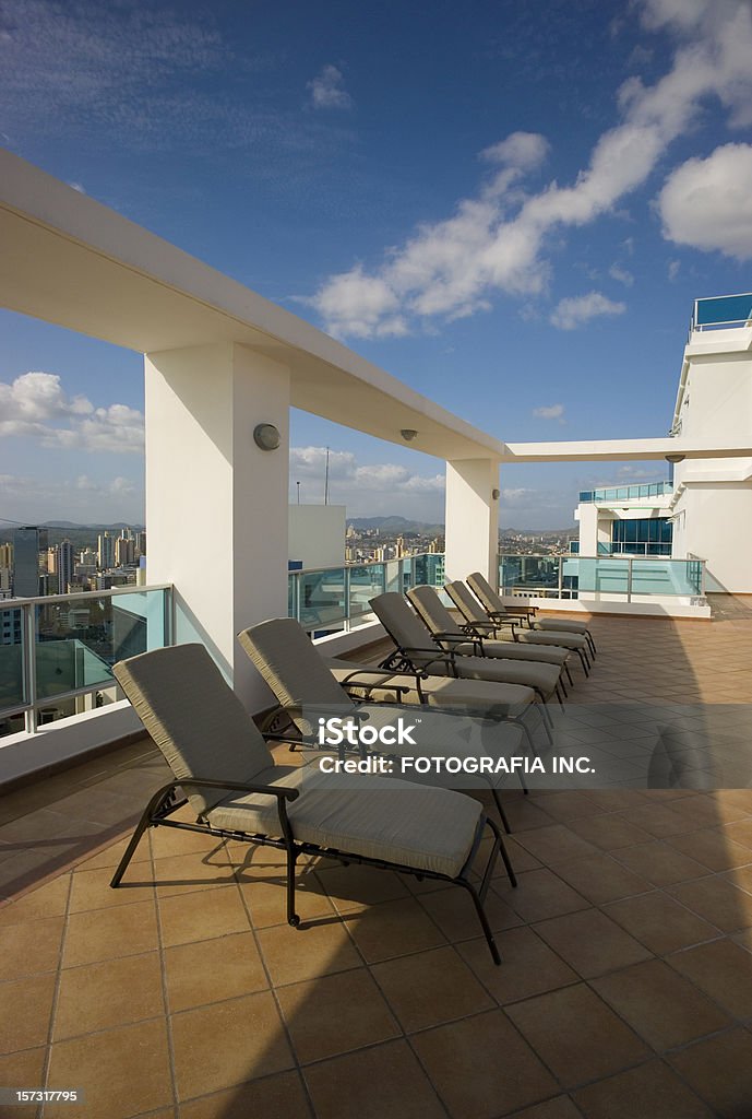 Roof Top Patio  Apartment Stock Photo