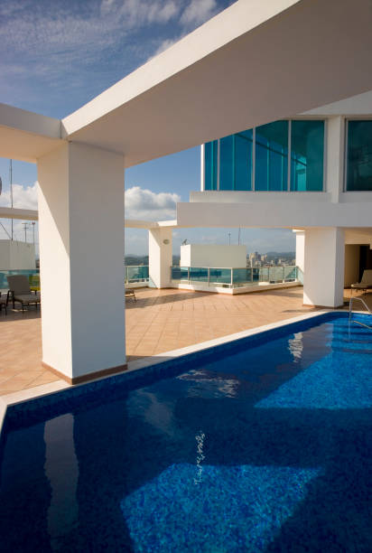 istock Roof top Pool 157317797
