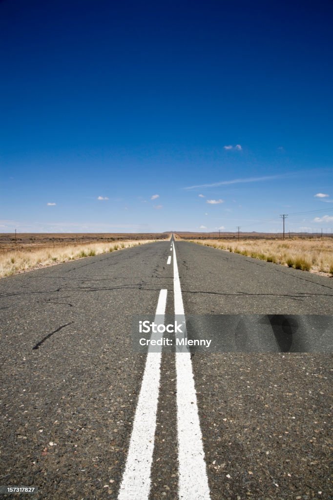 Desert l'autoroute - Photo de Afrique libre de droits