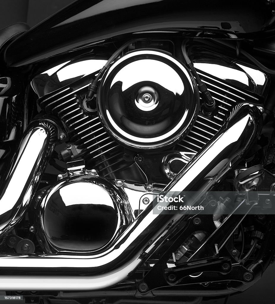 1600cc V-Twin  Motorcycle Stock Photo