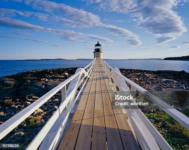 Farol De Marshall Point - Fotografias de stock e mais imagens de Farol - Estrutura construída - Farol - Estrutura construída, Maine, Nova Inglaterra - EUA
