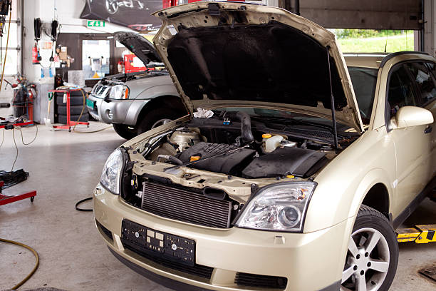 Car Repair Shop stock photo