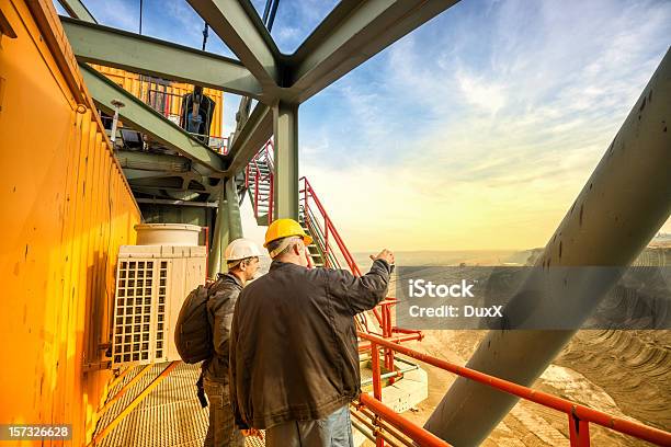 Heavy Mining Industry Workers Stock Photo - Download Image Now - Mining - Natural Resources, Mine, Miner