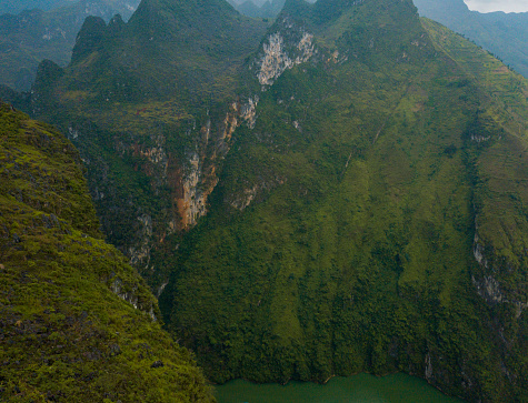 Majestic mountain landscape in Ha Giang, the northernmost of Vietnam