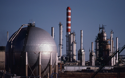 Gas Plant with LPG Storage in front